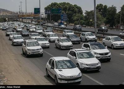 ترافیک در جاده فیروزکوه و محور تهران-پردیس