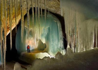 بزرگ ترین غار یخی دنیا، آیس ریزن ولت در اتریش